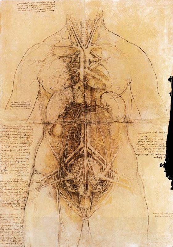 LEONARDO da Vinci The organs of the woman China oil painting art
